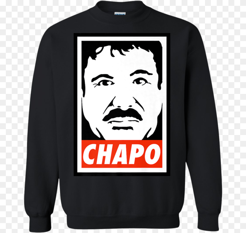 El Chapo Obey, Sweatshirt, Sweater, Knitwear, Clothing Clipart PNG