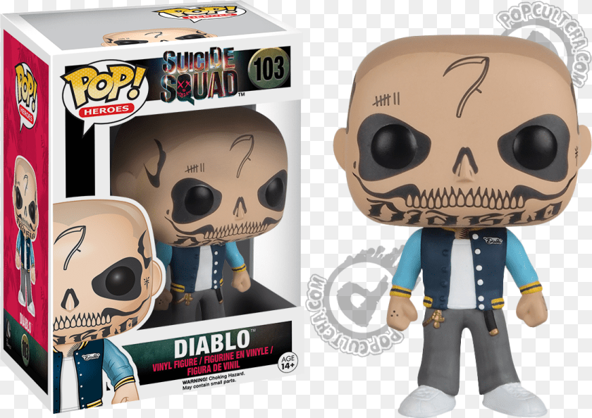El Diablo Pop Vinyl Figure, Figurine, Plush, Toy, Person Clipart PNG