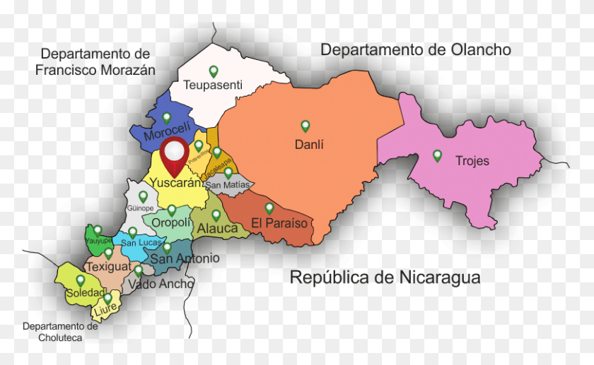 810x475 El Paraso Yuscarn Map, Plot, Diagram, Atlas HD PNG Download
