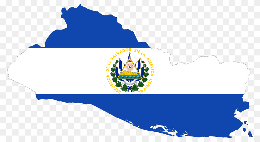 El Salvador Map Flag Clipart, Land, Nature, Outdoors, Sea Transparent PNG