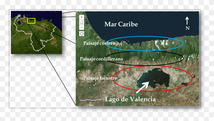 1567x835 Elaboracin Propia Sobre Mapa Topogrfico De Venezuela Лаго Де Валенсия, Природа, На Открытом Воздухе, Мобильный Телефон, Hd Png Скачать