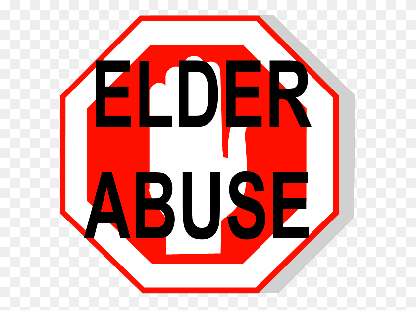 600x567 Elder Abuse How Can The Law Protect You And Your Loved, Stopsign, Road Sign, Sign HD PNG Download