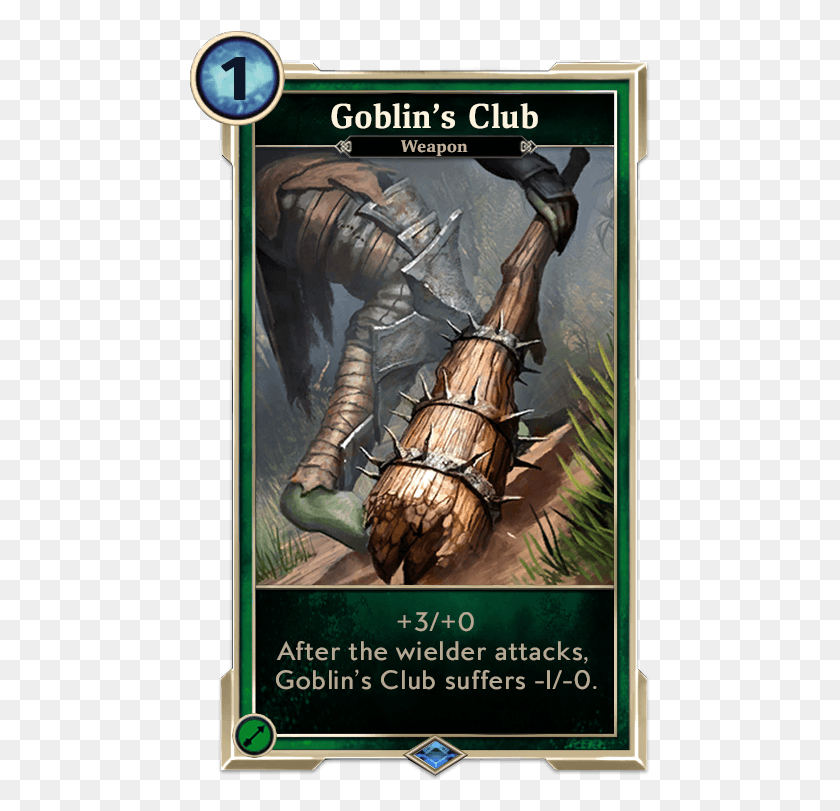461x751 Elderscrollslegends Goblin Club Weapon, Poster, Advertisement, Wood HD PNG Download