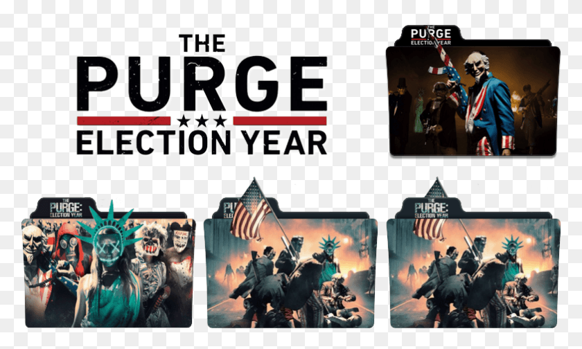 783x446 Election Year 2016 Pictures Purge Movie Folder Icon, Person, Human, Poster HD PNG Download