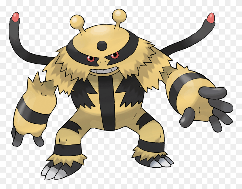 1281x982 Electivire Next Stage Of Electabuzz, Wildlife, Animal, Mammal HD PNG Download