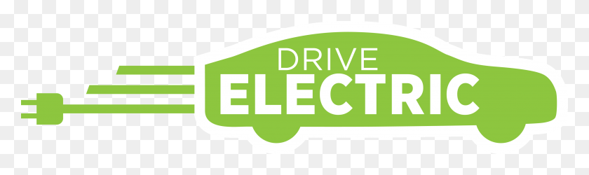 4000x979 Electric Car Electric Car Plug Logo, Text, Green, Word HD PNG Download