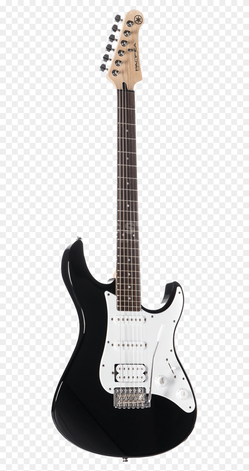 495x1523 Electric Guitar Free Picture Yamaha Pacifica 112 Black, Guitar, Leisure Activities, Musical Instrument HD PNG Download