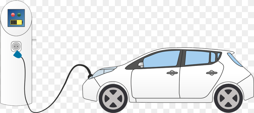 Electric Vehicle, Car, Transportation, Machine, Wheel PNG