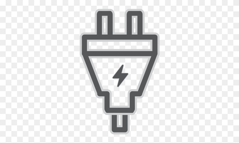 282x442 Electrical Plug Icon Sign, Symbol, Hand, Recycling Symbol HD PNG Download
