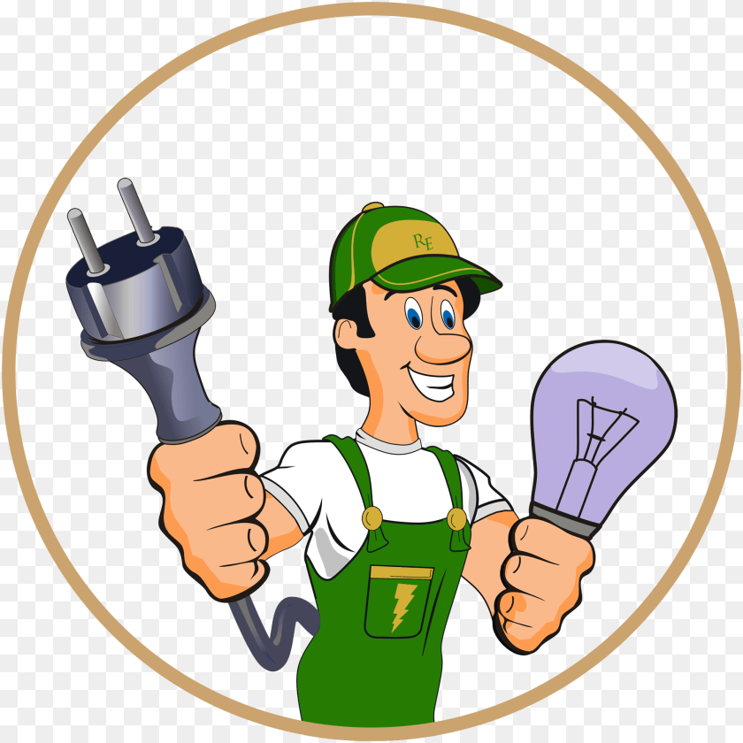 1950x1950 Electricity Clip Art, Light, Person, Adapter, Electronics Sticker PNG