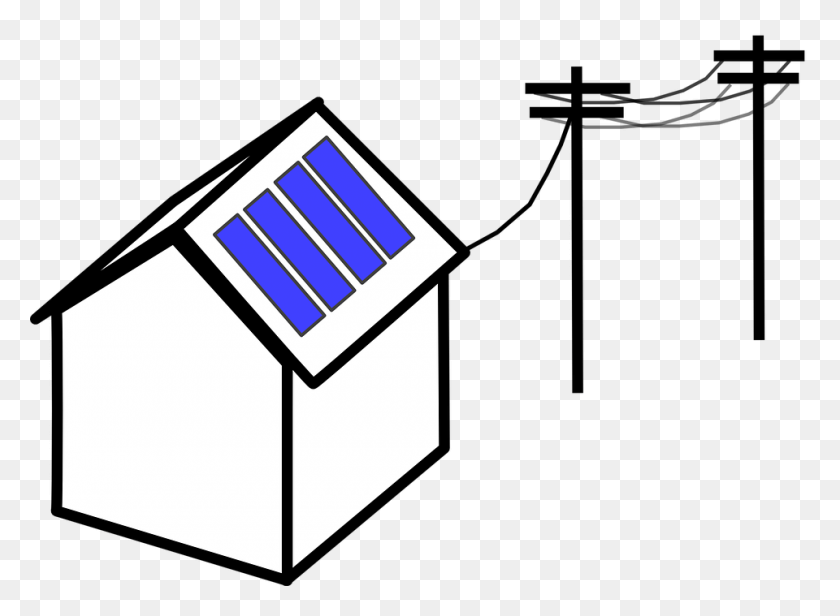960x685 Electricity Clipart Household House Power Lines Cartoon, Text, Box, Symbol HD PNG Download