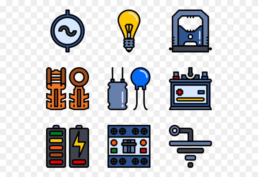 541x517 Electricity Icon Of Sales, Light, Scoreboard, Text HD PNG Download