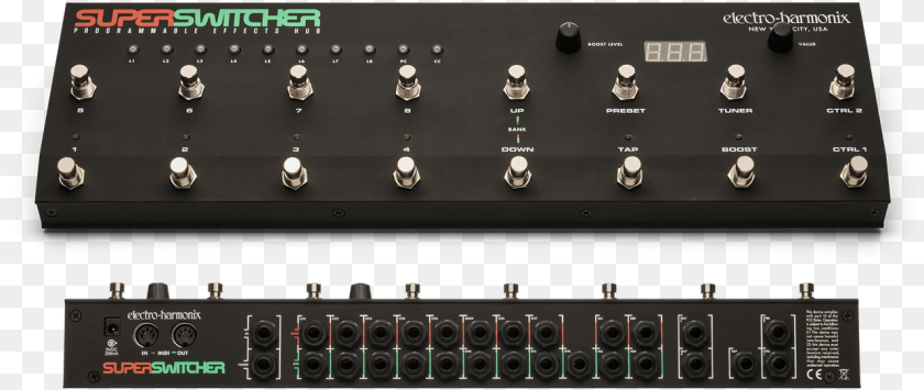 1281x541 Electro Harmonix Super Switcher, Amplifier, Electronics, Stereo, Electrical Device Transparent PNG