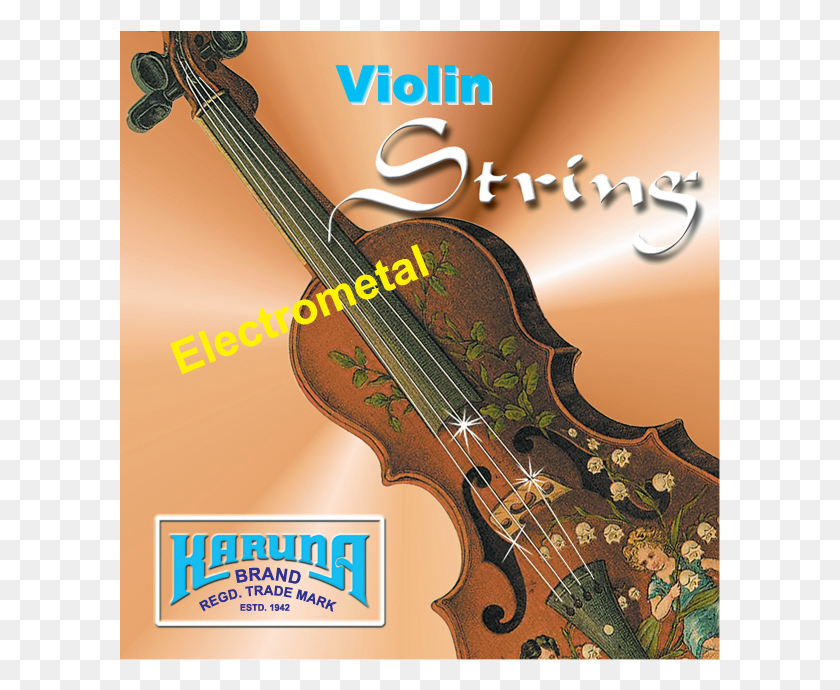601x630 Descargar Png Violín Electrometal Karuna Cuerdas De Violín, Actividades De Ocio, Instrumento Musical, Violín Hd Png