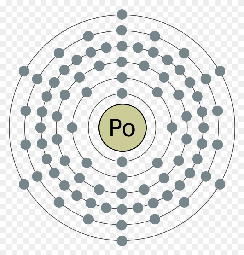 1378x1444 Descargar Png / Concha De Electrones 084 Polonio2 Mercurio Electrones De Valence, Número, Símbolo, Texto Hd Png
