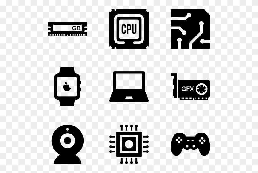 529x505 Electronic Devices Fill Film Icons, Gray, World Of Warcraft HD PNG Download