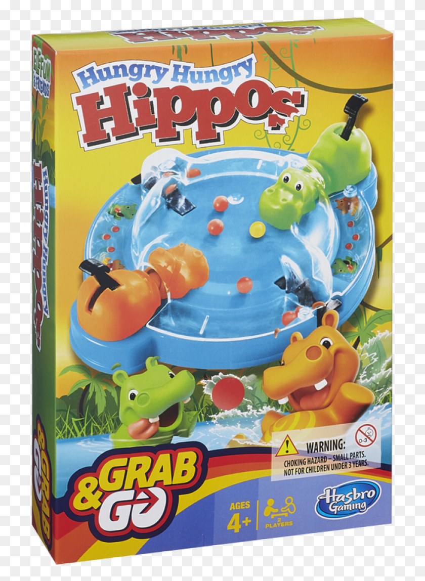 723x1089 Elefun Amp Friends Hungry Hungry Hippos Grab Amp Go Game Дорожная Игра Голодные Бегемотики, Еда, Надувная, Angry Birds Hd Png Скачать