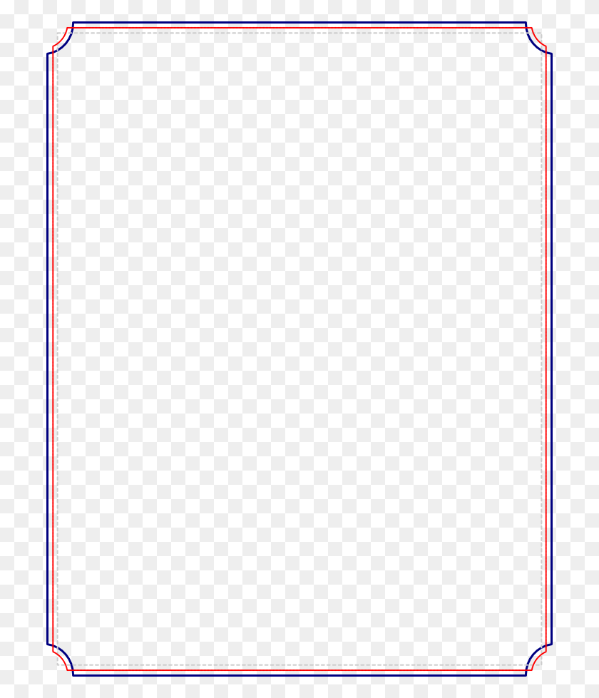 710x919 Elegant Border, White Board, Text HD PNG Download
