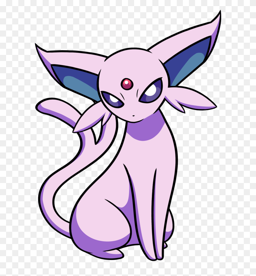 615x845 Elegant Espeon By Red Flare D6yl7wb Cartoon, Mammal, Animal, Cat HD PNG Download