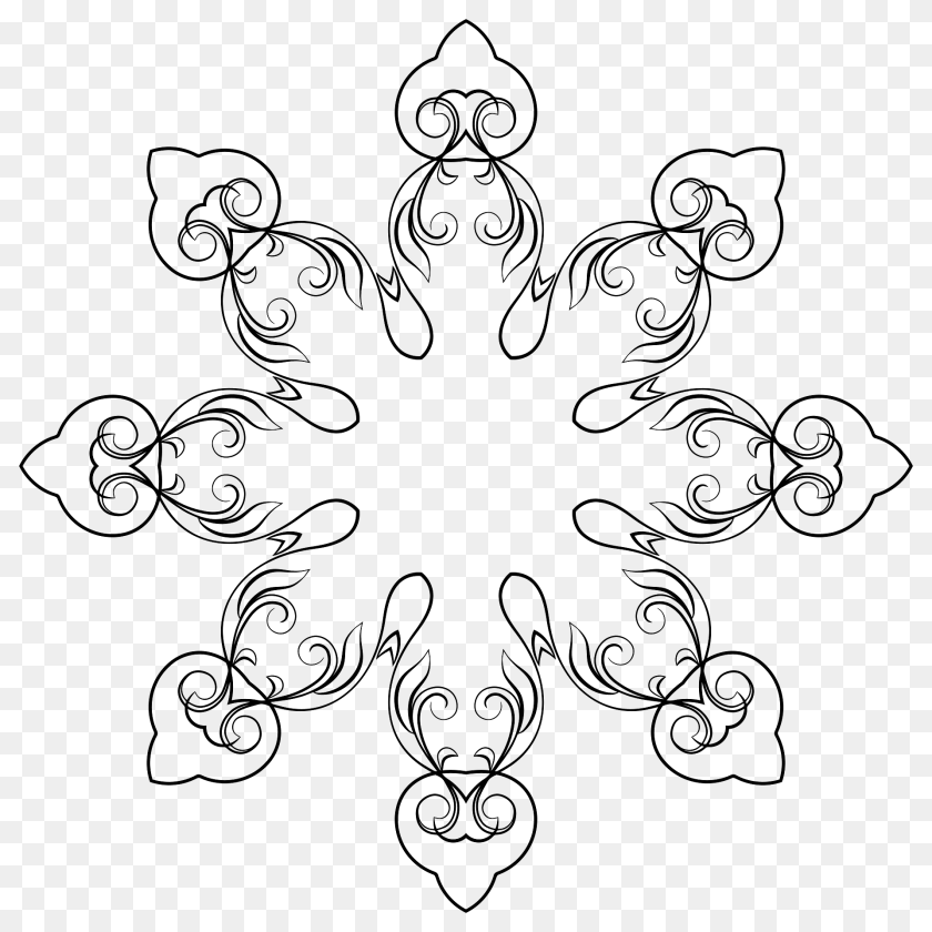 Flourish Free Machine, Spoke, Spiral, Wheel Clipart PNG - FlyClipart