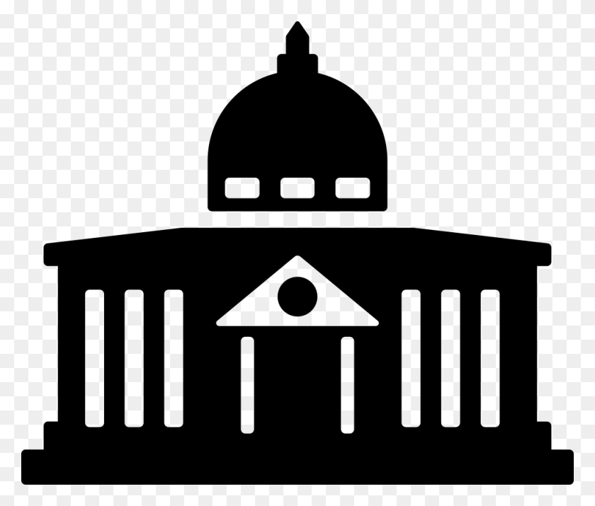 980x824 Elegant Old Building Svg Icon Free Old Building Vector, Architecture, Logo HD PNG Download