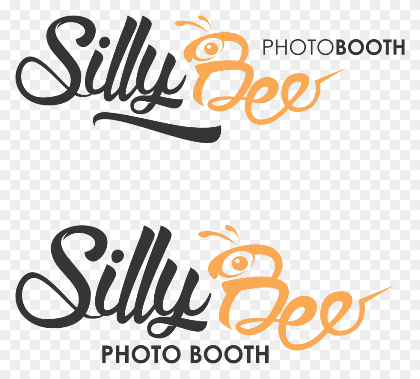 911x816 Elegant Playful Business Logo Design For Silly Bee Bobby Valentino Glide For Me, Text, Alphabet, Calligraphy HD PNG Download