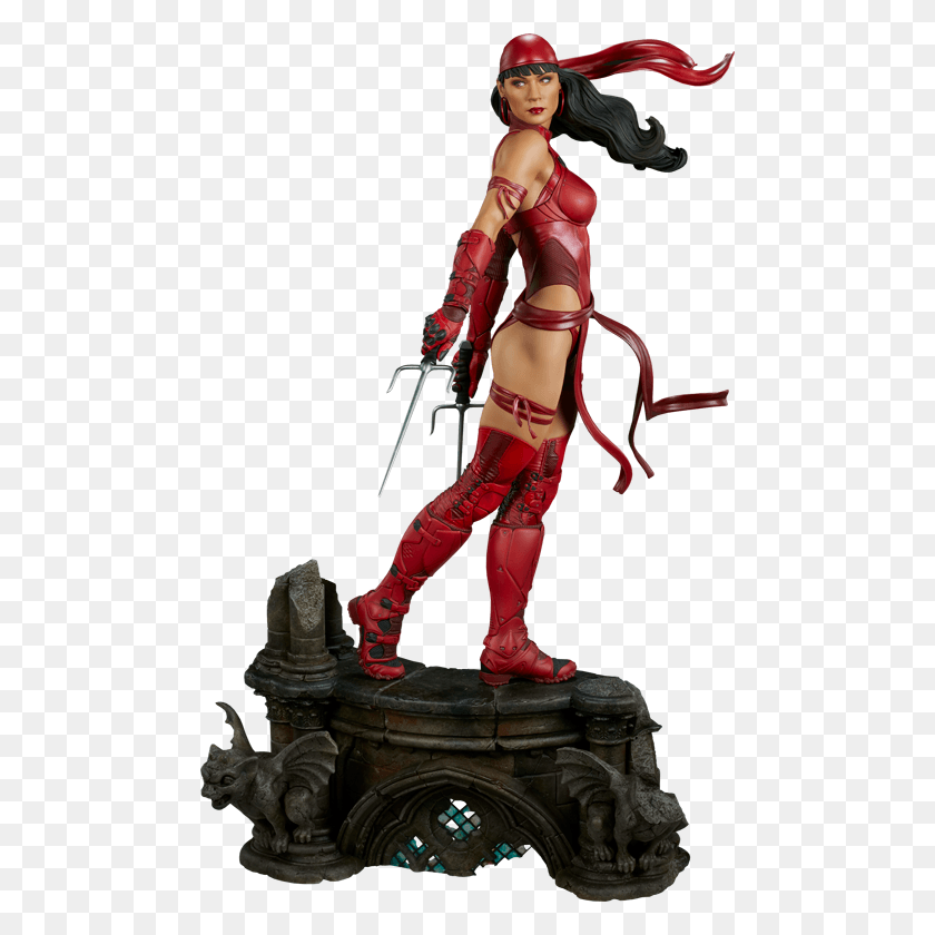 480x780 Descargar Png Elektra Premium Format Estatua Marvel Elektra Figuras Estatuas, Disfraz, Persona, Humano Hd Png