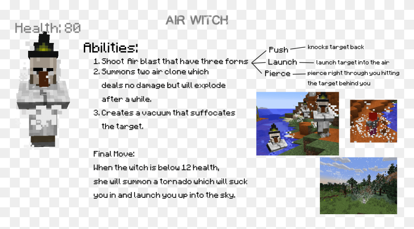 1270x659 Elemental Witch Mod 3 Leisure, Minecraft, Screen, Electronics HD PNG Download
