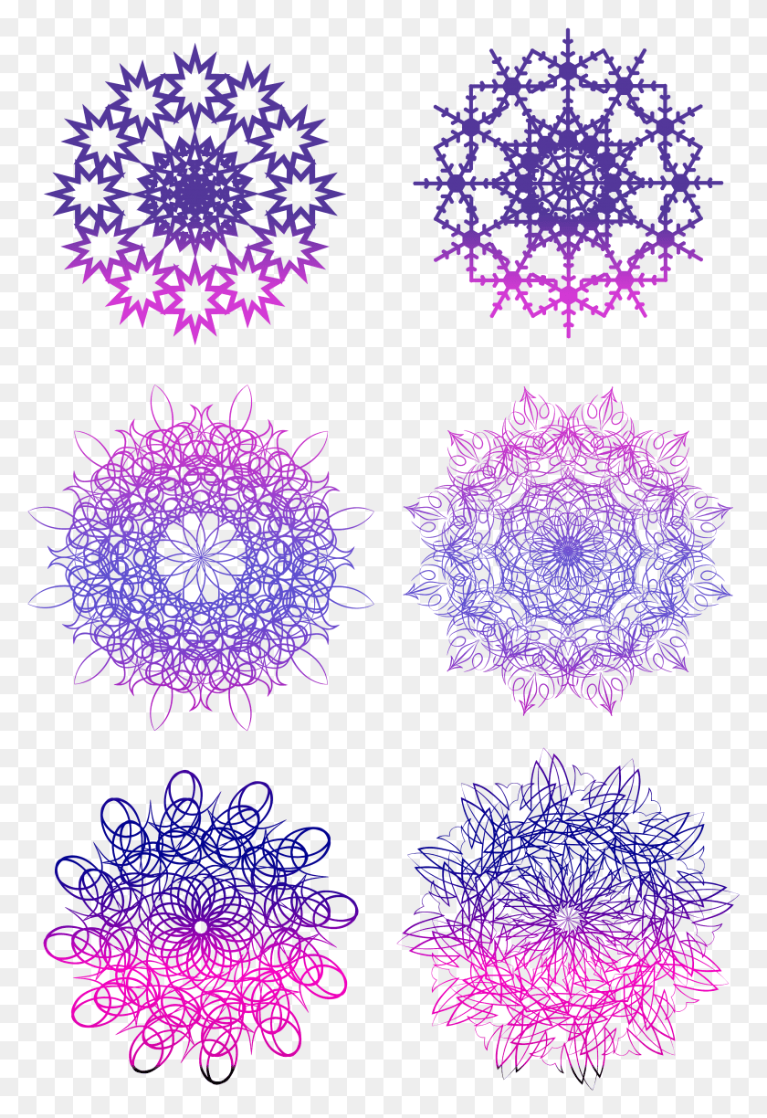2653x3962 Elemento Patrn Espiral Degradado Y Psd Motif, Узор, Фиолетовый, Орнамент Hd Png Скачать