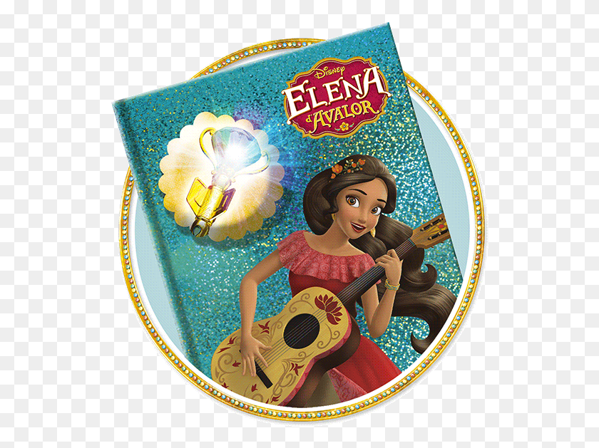 530x569 Elena D39avalor Mon Cahier D39activite Lumineux Cartoon, Disk, Dvd, Person HD PNG Download