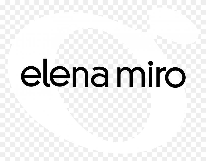 2191x1677 Elena Miro Logo Black And White Elena Miro, Goggles, Accessories, Accessory HD PNG Download