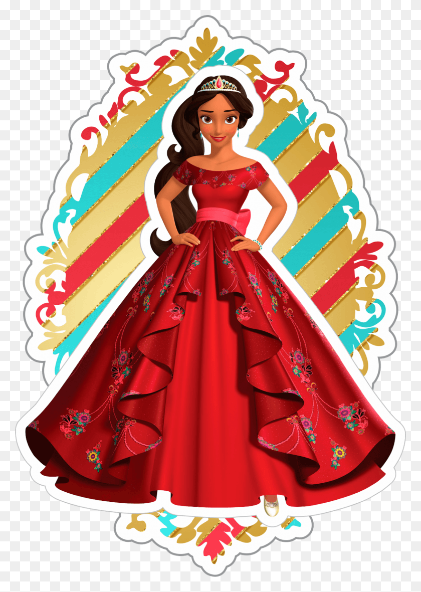 1113x1600 Elena Of Avalor Crown Clipart Elena De Avalor Stickers, Clothing, Female, Person HD PNG Download