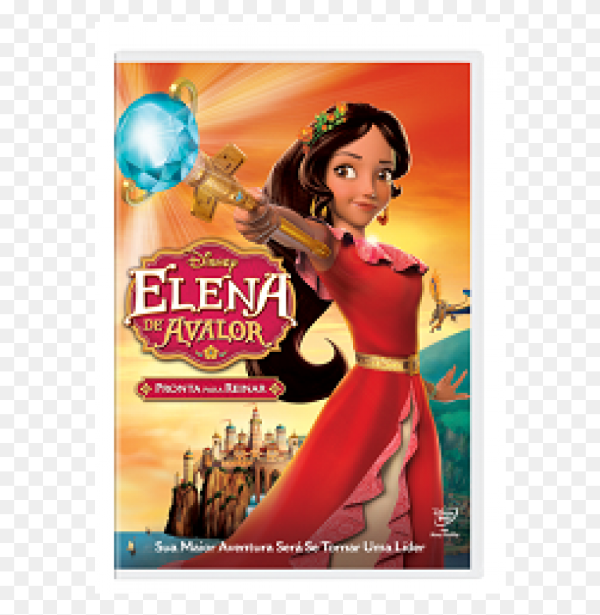 576x801 Elena Of Avalor Ready To Rule Dvd, Person, Human, Advertisement HD PNG Download