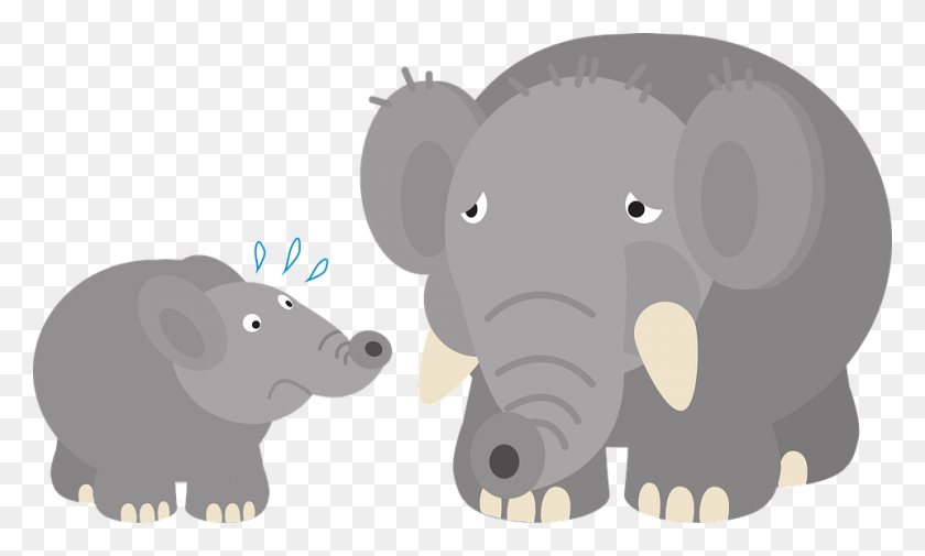 960x548 Слоненок Животное Детеныш Мать Слоны Африка, Млекопитающее, Дикая Природа, Ламантин Png Скачать
