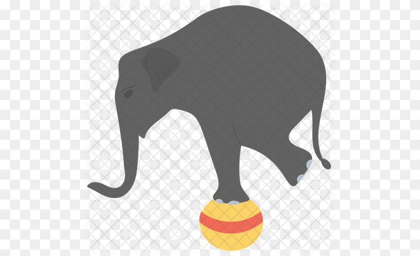512x513 Elephant Circus Icon Gleichgewicht, Animal, Mammal, Wildlife PNG