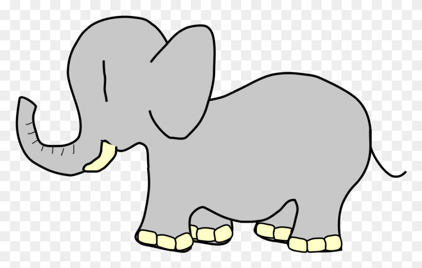 866x526 Png Слон, Млекопитающее, Животное, Дикая Природа Png Скачать