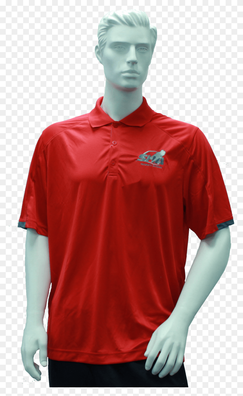 1501x2518 Elevate Polo Red Mannequin, Clothing, Apparel, Shirt HD PNG Download