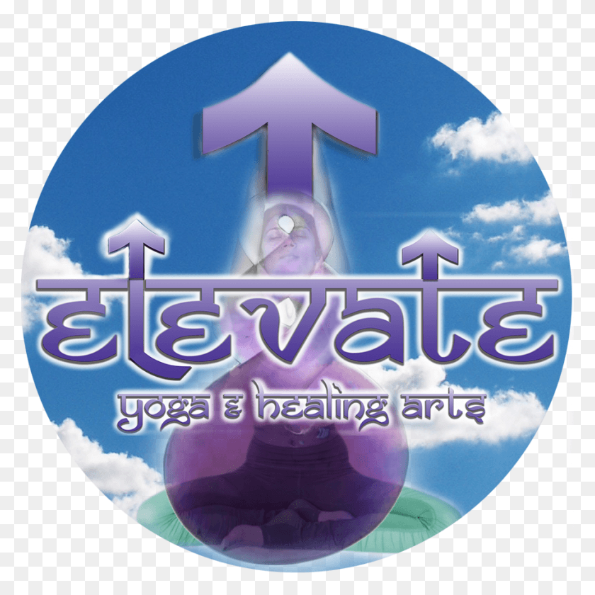 900x900 Elevate Yoga Label, Disk, Dvd, Person HD PNG Download