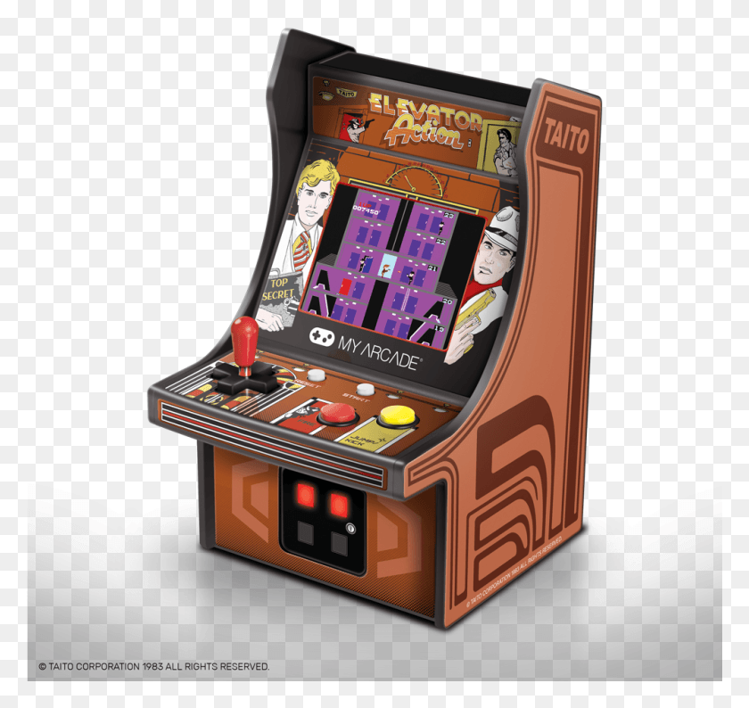 1001x943 Elevator Action Micro Player My Arcade Bubble Bobble, Person, Human, Arcade Game Machine Descargar Hd Png