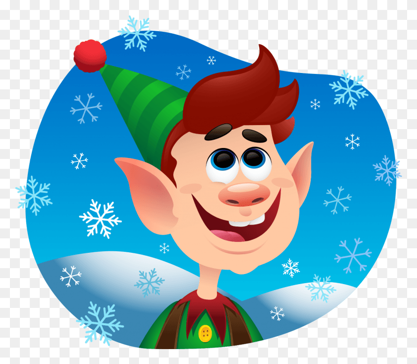 1286x1110 Elf Clipart Adorable Cartoon, Clothing, Apparel, Hat HD PNG Download
