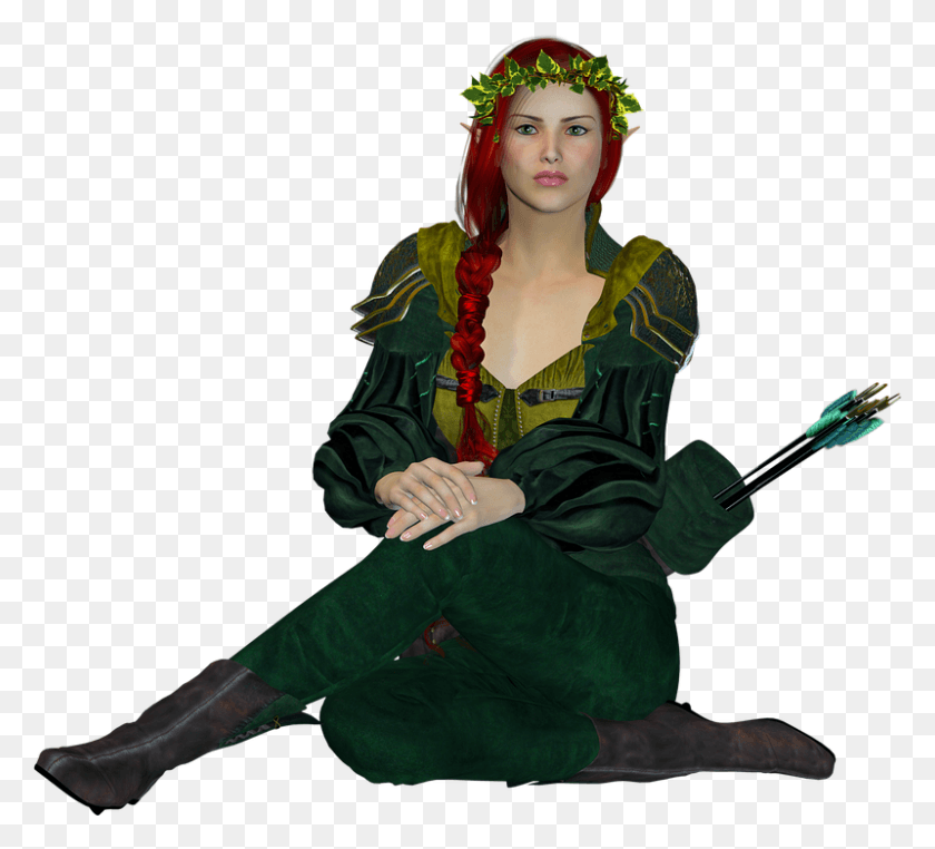 800x720 Descargar Png / Elf Girl, Traje, Manga, Ropa Hd Png