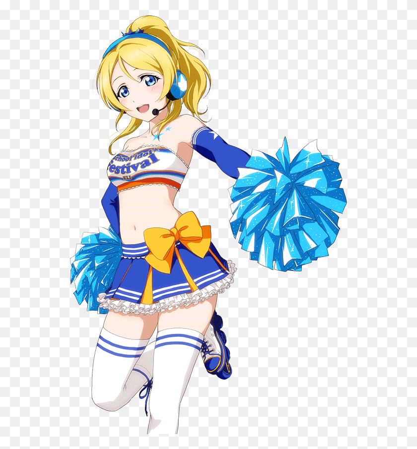 559x845 Eli Pic Cheer Eli Ayase, Costume, Person HD PNG Download
