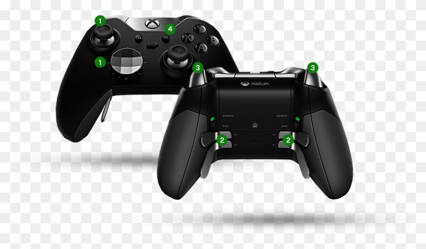 812x449 Elite Controller Features Xbox Elite Controller Argos, Electronics, Video Gaming, Joystick HD PNG Download