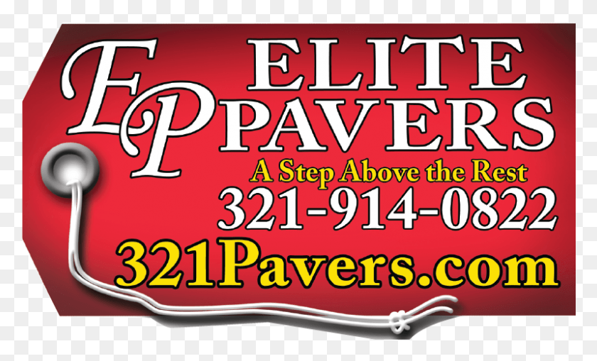 799x460 Elite Pavers Logo Poster, Text, Label, Clothing HD PNG Download