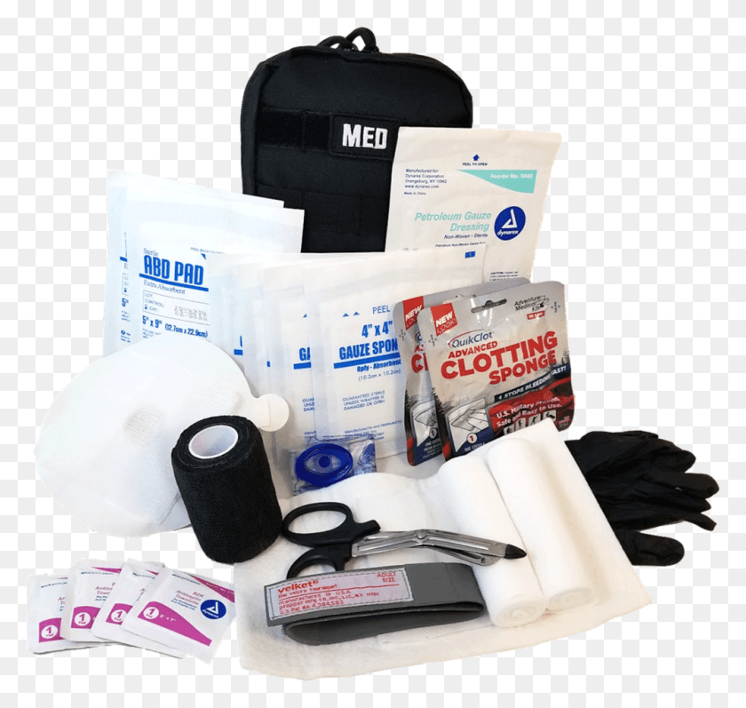 1000x945 Elite Range And Hunters Gunshot Trauma Kit Texas Premier Medical Bag, First Aid, Bandage, Mouse HD PNG Download