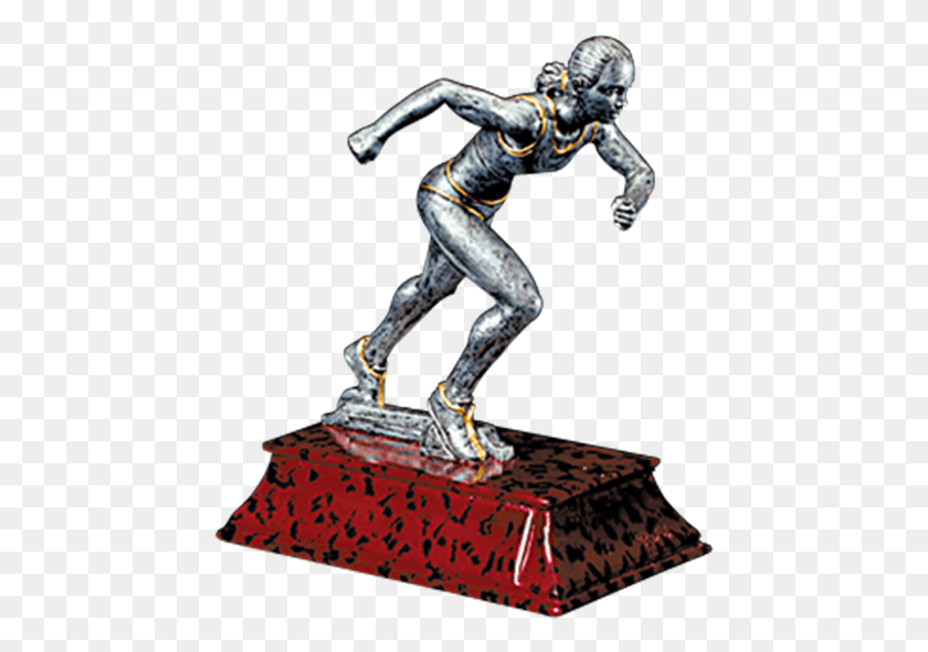 453x531 Elite Resin Trophy For Track Amp Field Events Figurine, Person, Human HD PNG Download