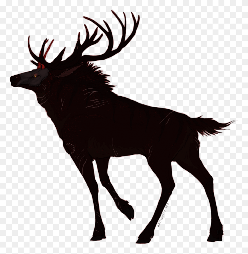 1556x1601 Elk, Mammal, Animal, Horse HD PNG Download