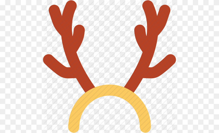 512x512 Elk Clipart Reindeer Antler Headband, Person, Horseshoe Sticker PNG