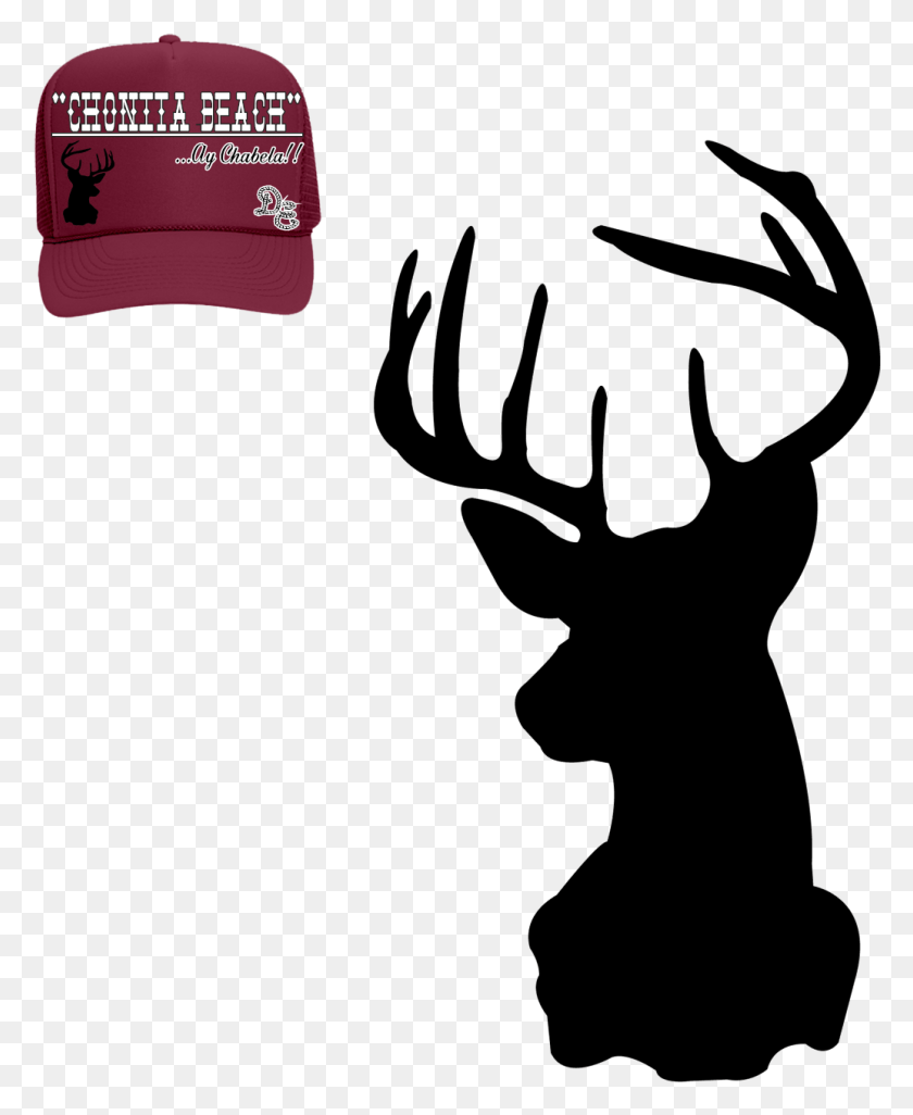 1034x1281 Elk Silhouette Decal Monogram Art Deer Stencil For Pumpkin, Hand, Clothing, Apparel HD PNG Download