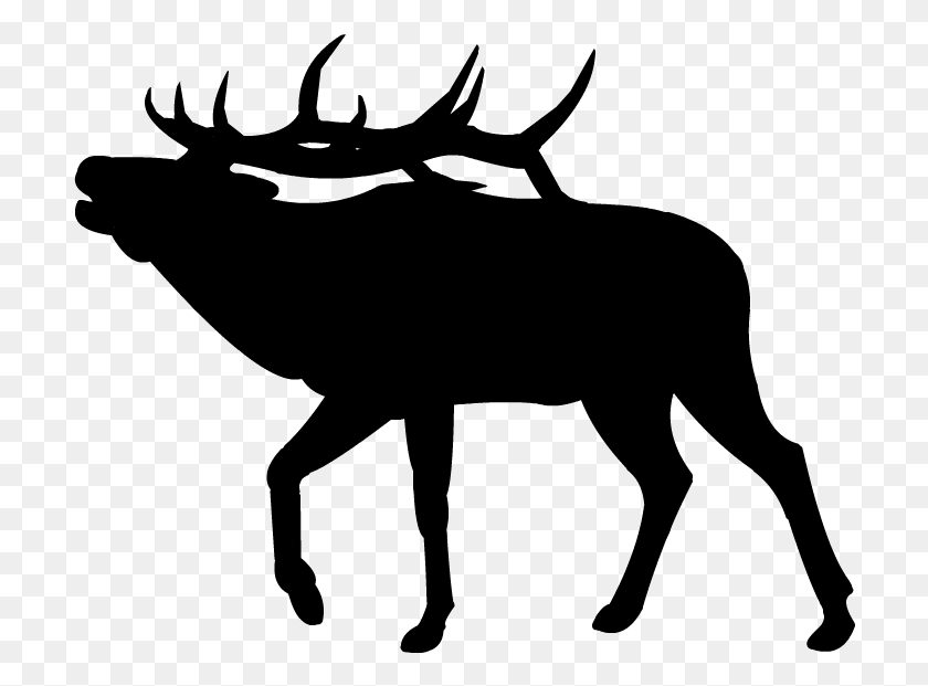 708x561 Elk Silhouette Images At Getdrawings, Gray, World Of Warcraft HD PNG Download